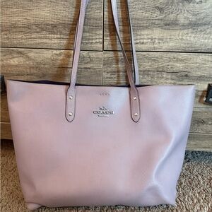 Coach Light Purple Tote Bag